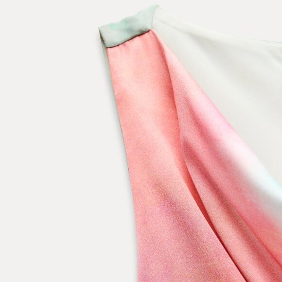 NWT Zara TIE DYE PRINT MIDI DRESS - Picture 6 of 6